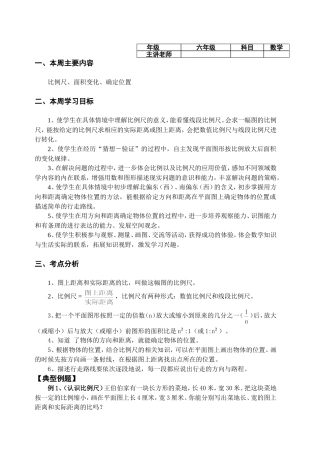 比例尺面积变化确定位置