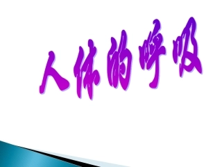 人体的呼吸3