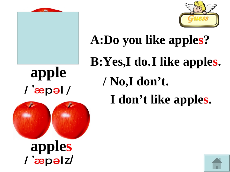 新目标英语七年级上册unit6_Period_1_公开课课件_第3页