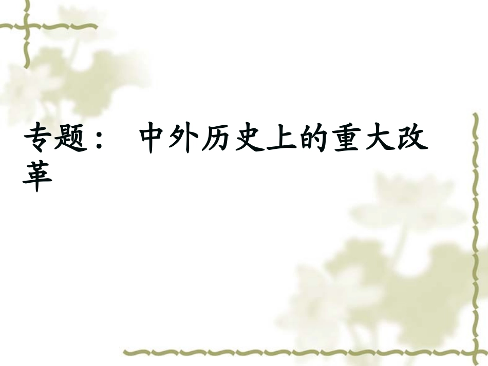 中外历史上的重要改革_第2页