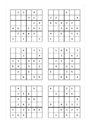 六宫格数独100题