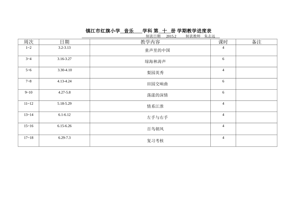 五下教学计划、进度表_第3页