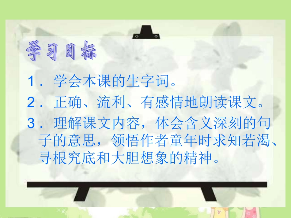 人教新课标五年级语文下册《童年的发现2》PPT课件_第2页