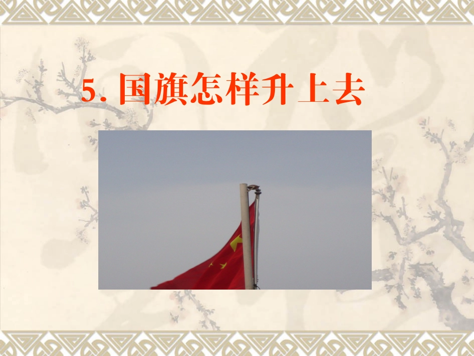 国旗怎样升上去_第1页