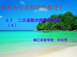 二次函数的图像（4）