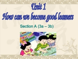 九年级unit1SectoinA3a-3c