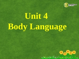 高中英语 Unit4 using lan课件