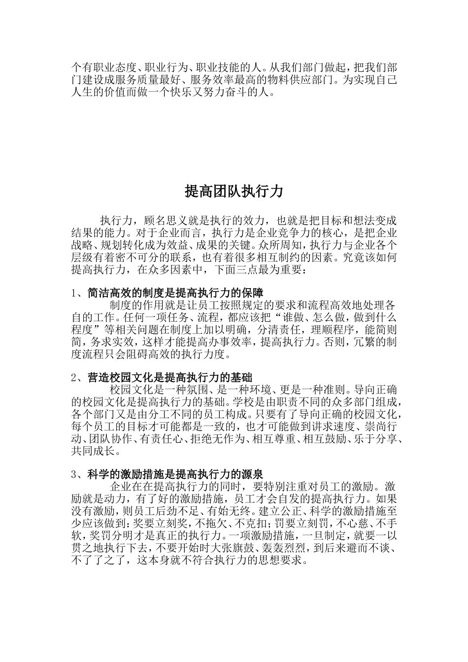 团队执行力心得体会_第3页