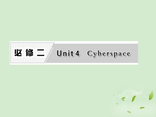 高考英语一轮复习 Unit4 Cyberspace课件 北师大版必修2 课件