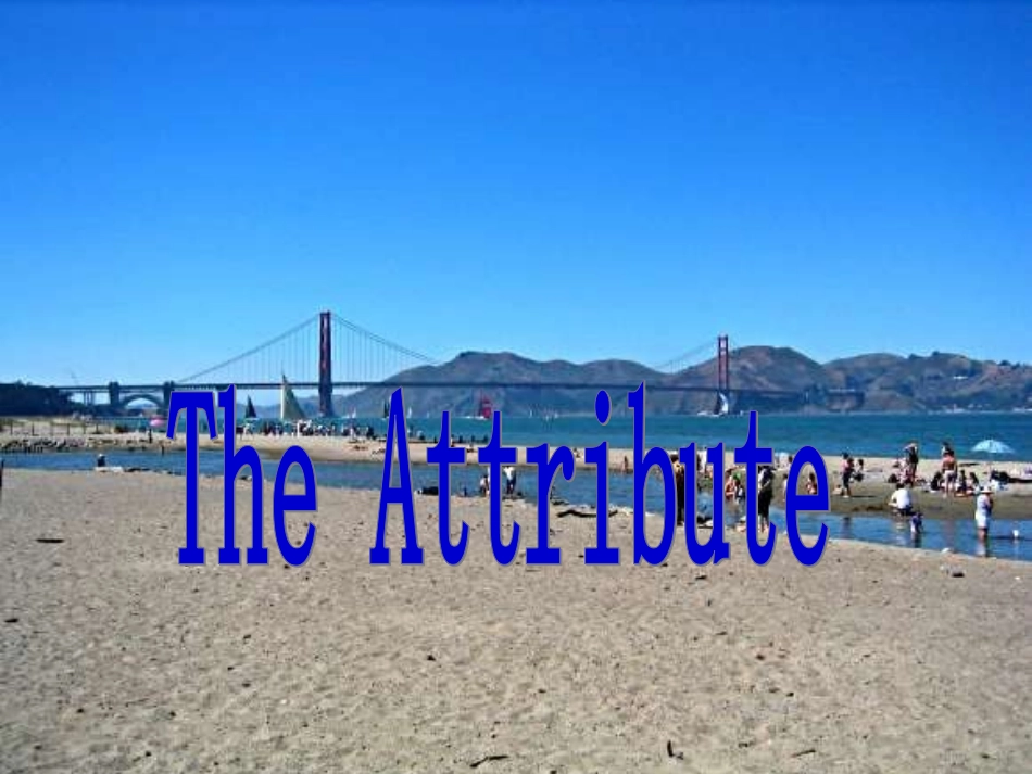 高中英语Unit1 定语课件人教版选修10 课件_第1页