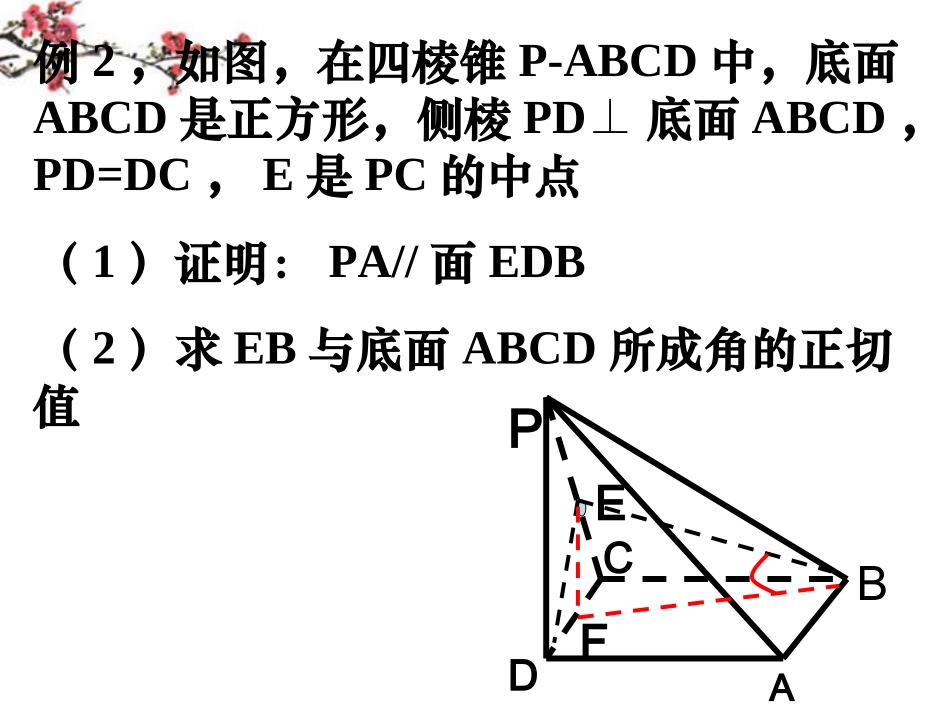 福建省建瓯市高一数学(平面与平面垂直的判定)课件_第2页