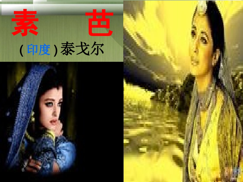 高中语文(素芭)课件 新人教版选修 课件_第1页