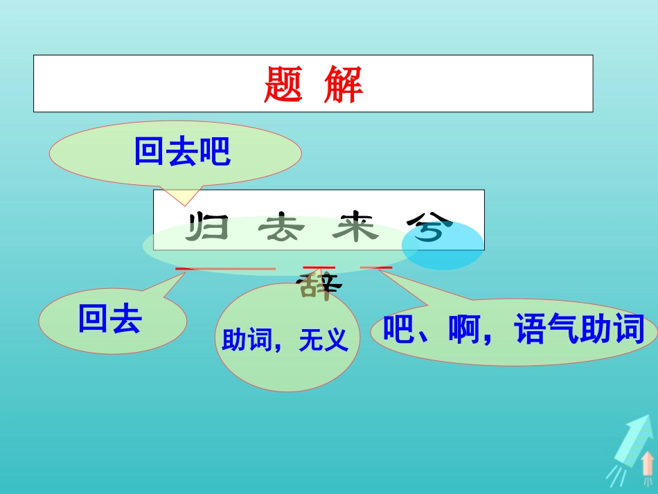 高中语文第二单元4归去来兮辞课件2新人教版必修5 课件_第3页