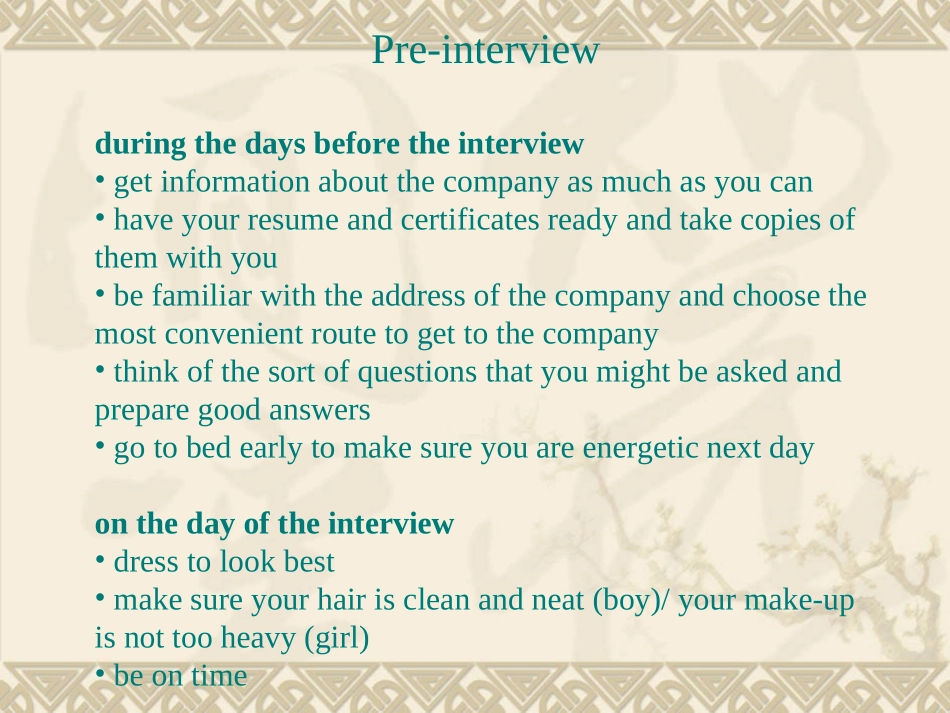 高中英语：Unit4 Job hunter-reading课件(牛津上海版S1B) 课件_第3页