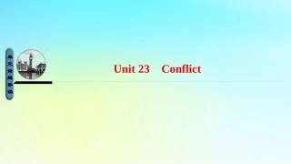 英语 Unit 23 Conflict课件 北师大版选修8 课件