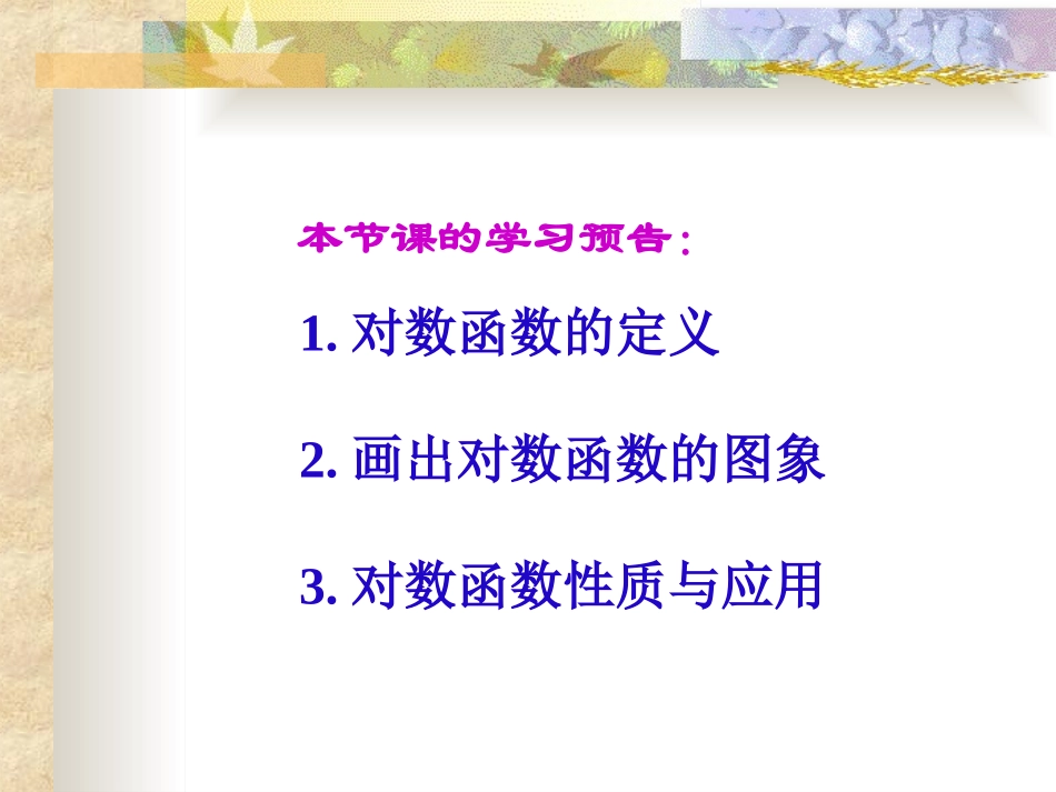 对数函数及其性质课件新人教版必修_第2页