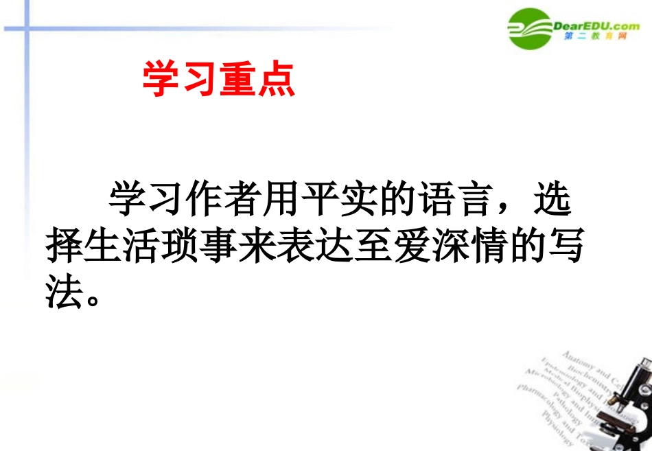 高中语文(我不是个好儿子)课件 鲁人版必修3 课件_第3页