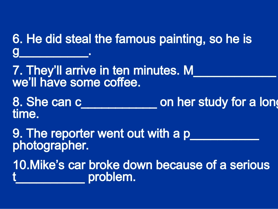 高中英语 Unit 4 (Making the news)课件---词汇新人教必修5 课件_第3页