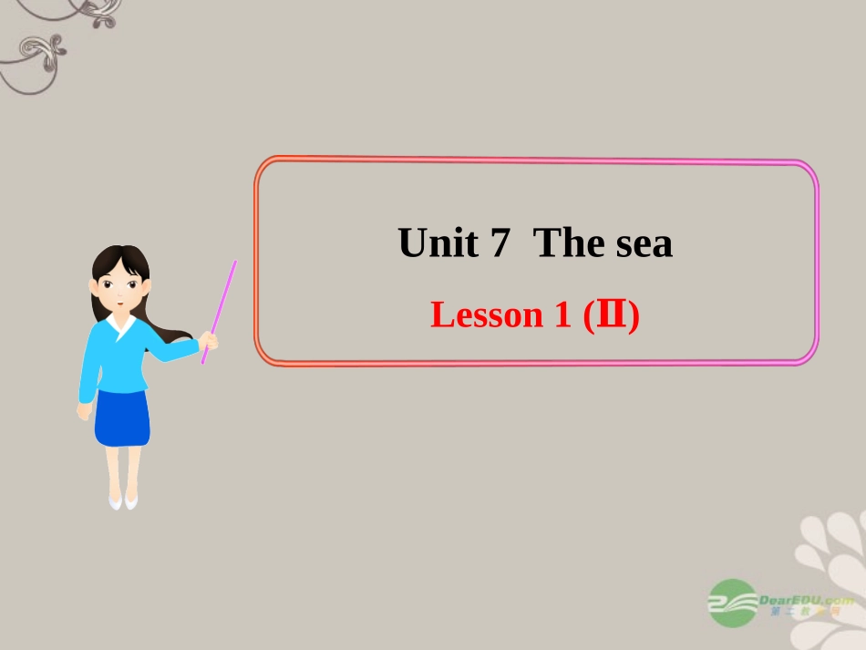 高一英语上学期 Unit7 Lesson 1 Ⅱ课件 北师大版 课件_第1页
