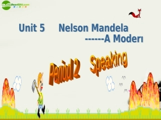 高中英语 Unit5 Speaking课件 新人教版必修1