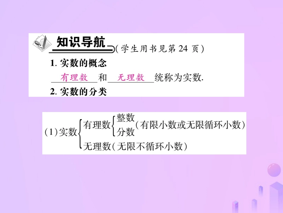 秋八年级数学上册 第二章 实数 6 实数作业课件 (新版)北师大版 课件_第2页