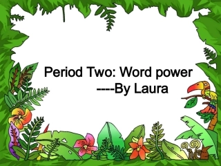 高二英语模块5第三单元World power 牛津版 课件