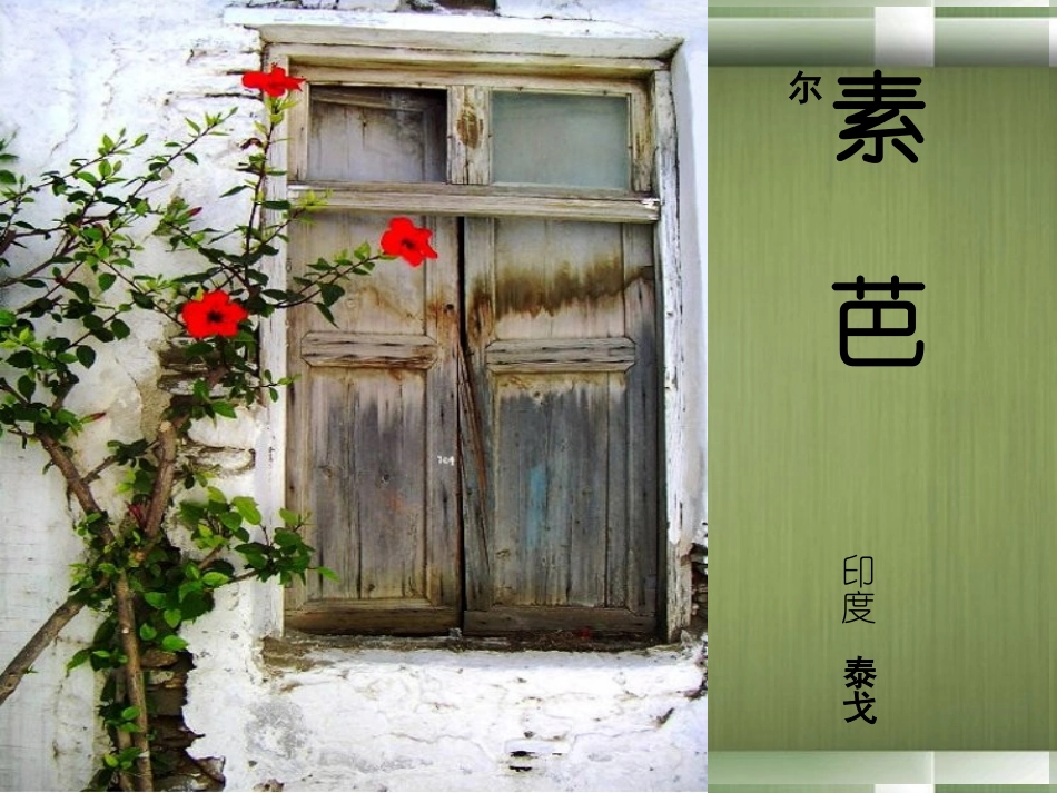 高中语文(素芭)课件4 新人教版选修 课件_第1页