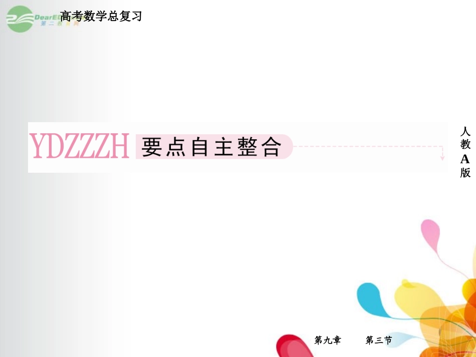 高考数学总复习 9-3 空间点、直线、平面之间的位置关系课件 新人教A版  课件_第3页