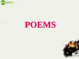 高中英语 unit2 poems课件 新人教版选修6 课件