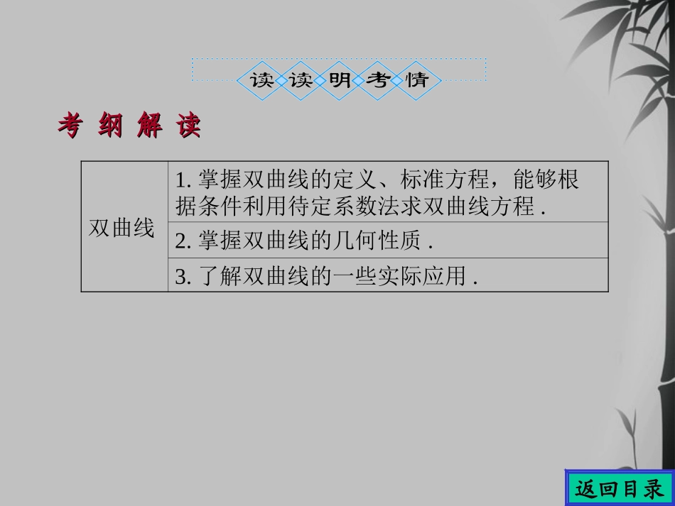 高考数学一轮复习 8.7 双曲线精品课件 文 新人教A版 课件_第3页