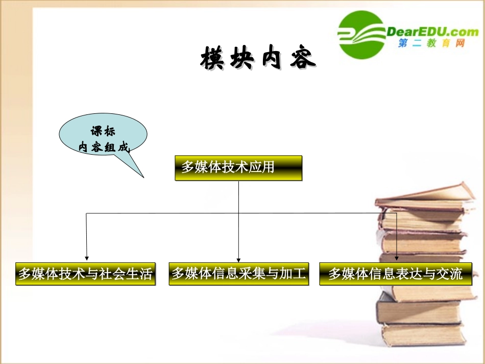 高中信息技术  多媒体技术应用 模块的教学实施课件_第3页