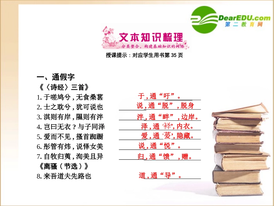 高考语文通晓课本知识点复习课件3-人教版第三册-2 课件_第2页