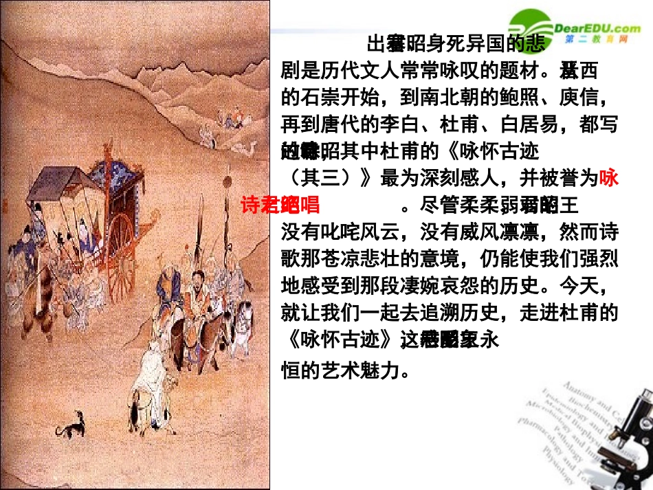 高中语文(咏怀古迹)课件 新人教版必修3 课件_第3页