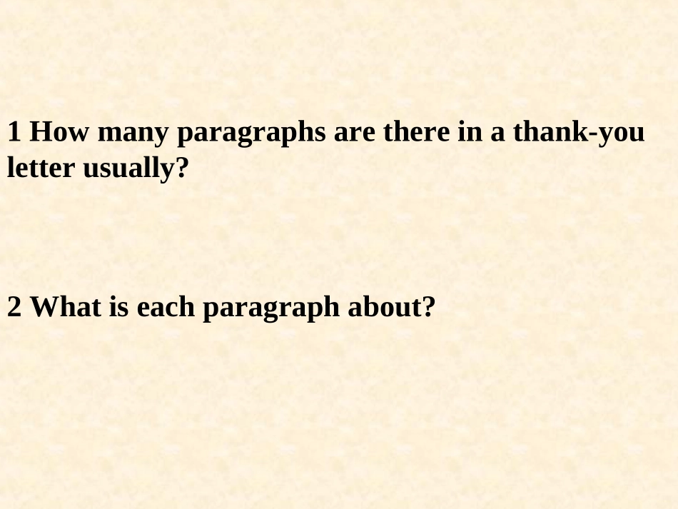 高一英语thank-you letter课件_第2页