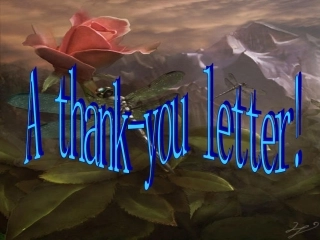 高一英语thank-you letter课件