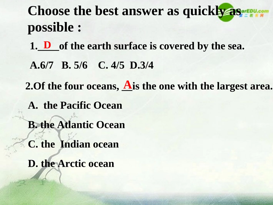 高中英语 Uni6 The environment-reading课件 上海新世纪版S2A 课件_第2页