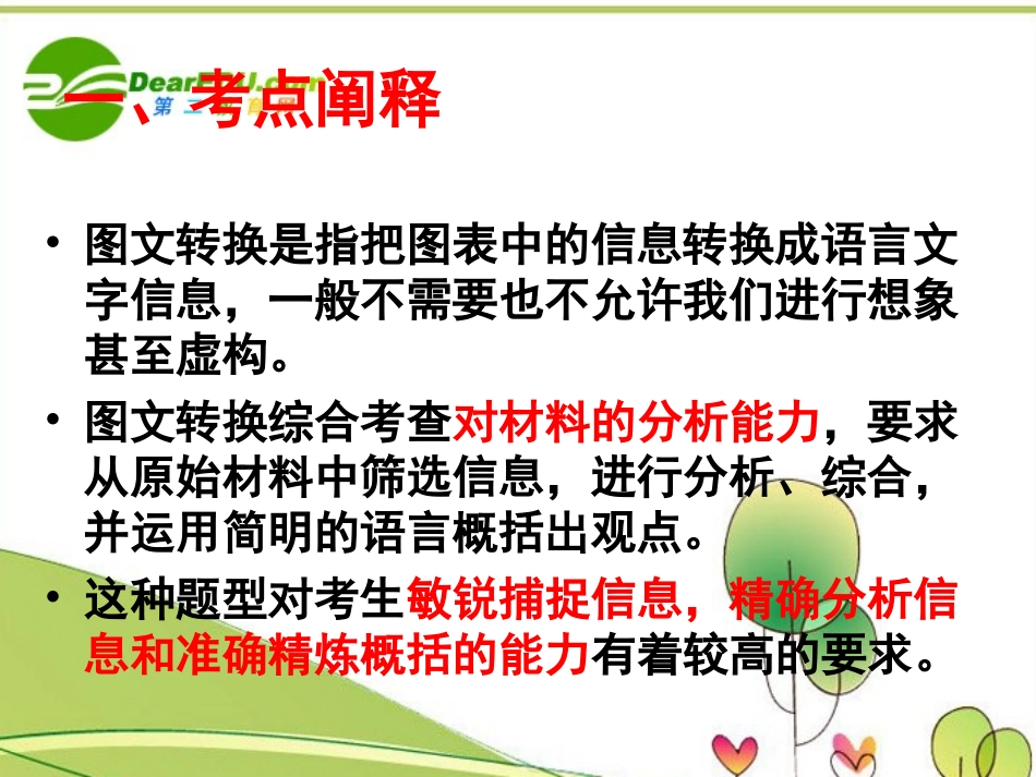 高考语文 图文转换复习专题课件 新人教版 课件_第2页