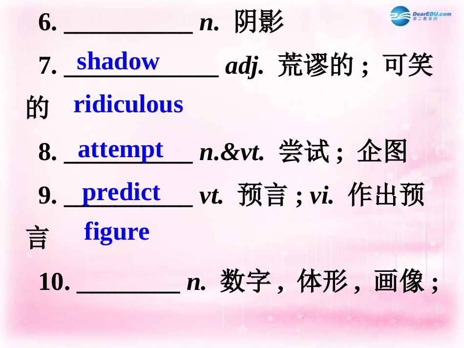 高考英语一轮复习 Unit 1 Art课件 新人教版选修6_第2页