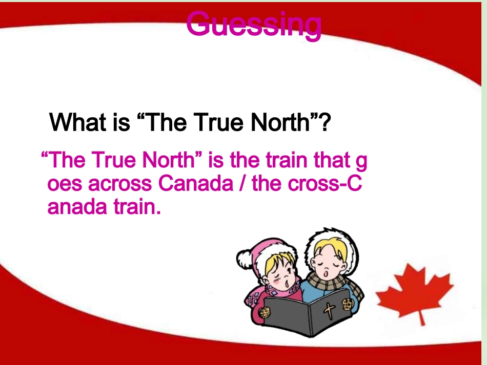 高一英语(Unit5 Canada1)课件 新人教版必修3 课件_第3页