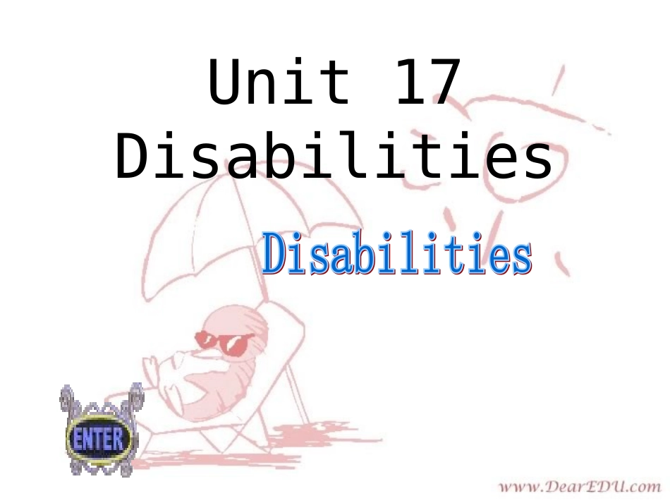 高二英语Unit17 Disabilities Reading课件 人教版 课件_第3页