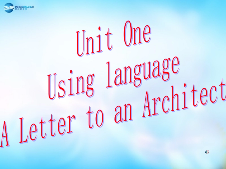 高中英语 Unit1 Using language课件 新人教版选修7 课件_第1页