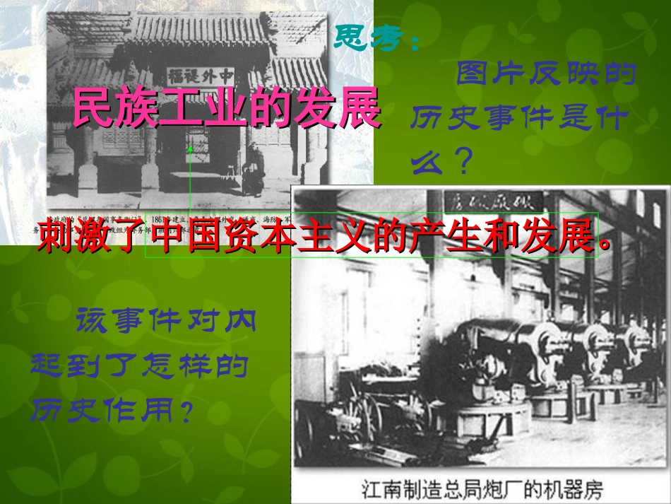 海南省中考历史 八上 第六单元 第18课 民族工业曲折发展课件 华东师大版 课件_第2页