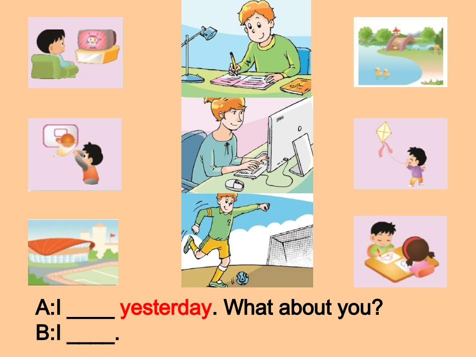 六上U2Whataday!第三课时建实小秦媛&焦丽玲_第3页