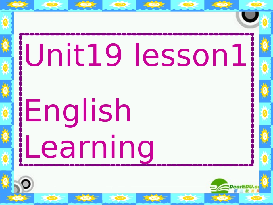 高中英语 191课件 北师大版选修7 课件_第1页