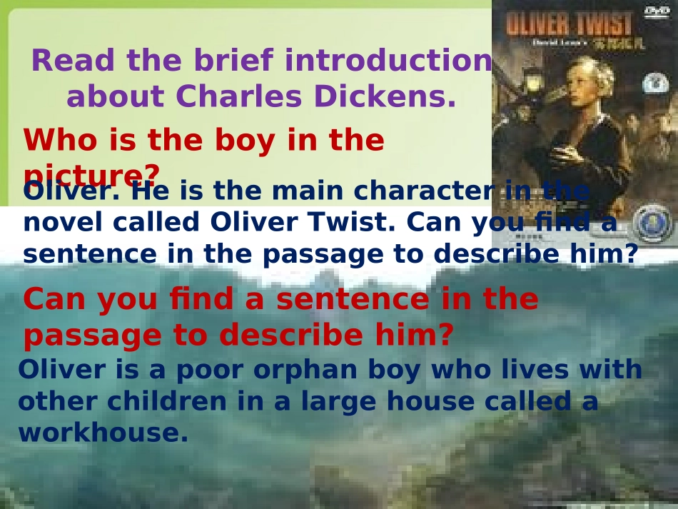 高中英语 Module3(Literature-Introduction and cultural corner)课件 外研社版选修7 课件_第3页