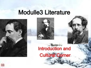 高中英语 Module3(Literature-Introduction and cultural corner)课件 外研社版选修7 课件