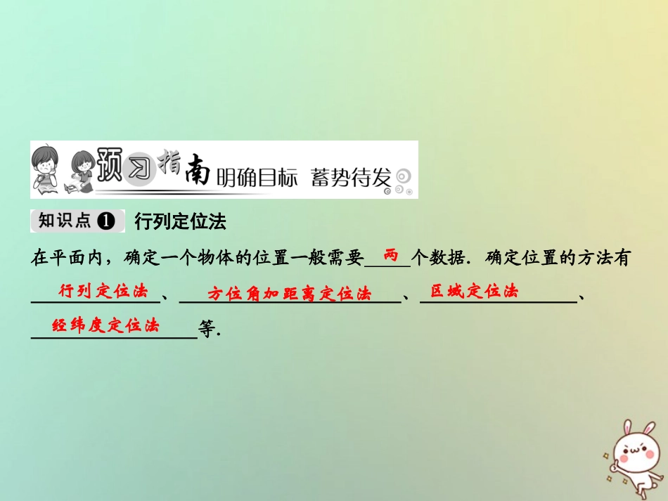 秋八年级数学上册 第3章 位置与坐标 1 确定位置课件 (新版)北师大版 课件_第2页