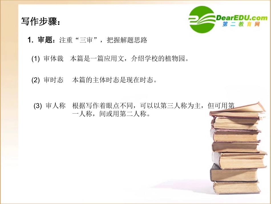 高考英语书面表达专项训练课件_第3页
