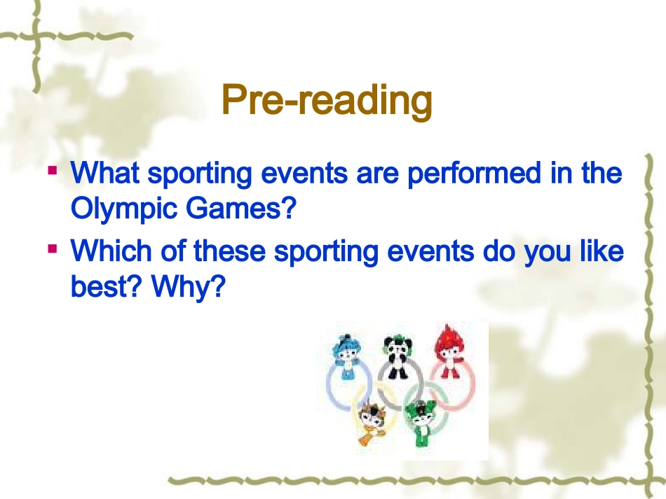 高中英语：Unit2 Sporting events-project课件(牛津译林版必修4) 课件_第3页