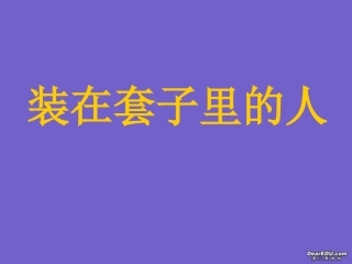 高中语文装在套子里的人课件3 新课标 人教版 必修5 课件